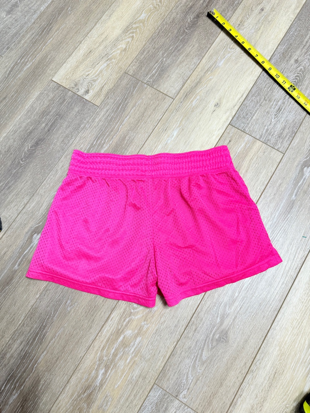 Russell Athletic Vibrant Pink Mesh Athletic Shorts - Picture 3 of 8